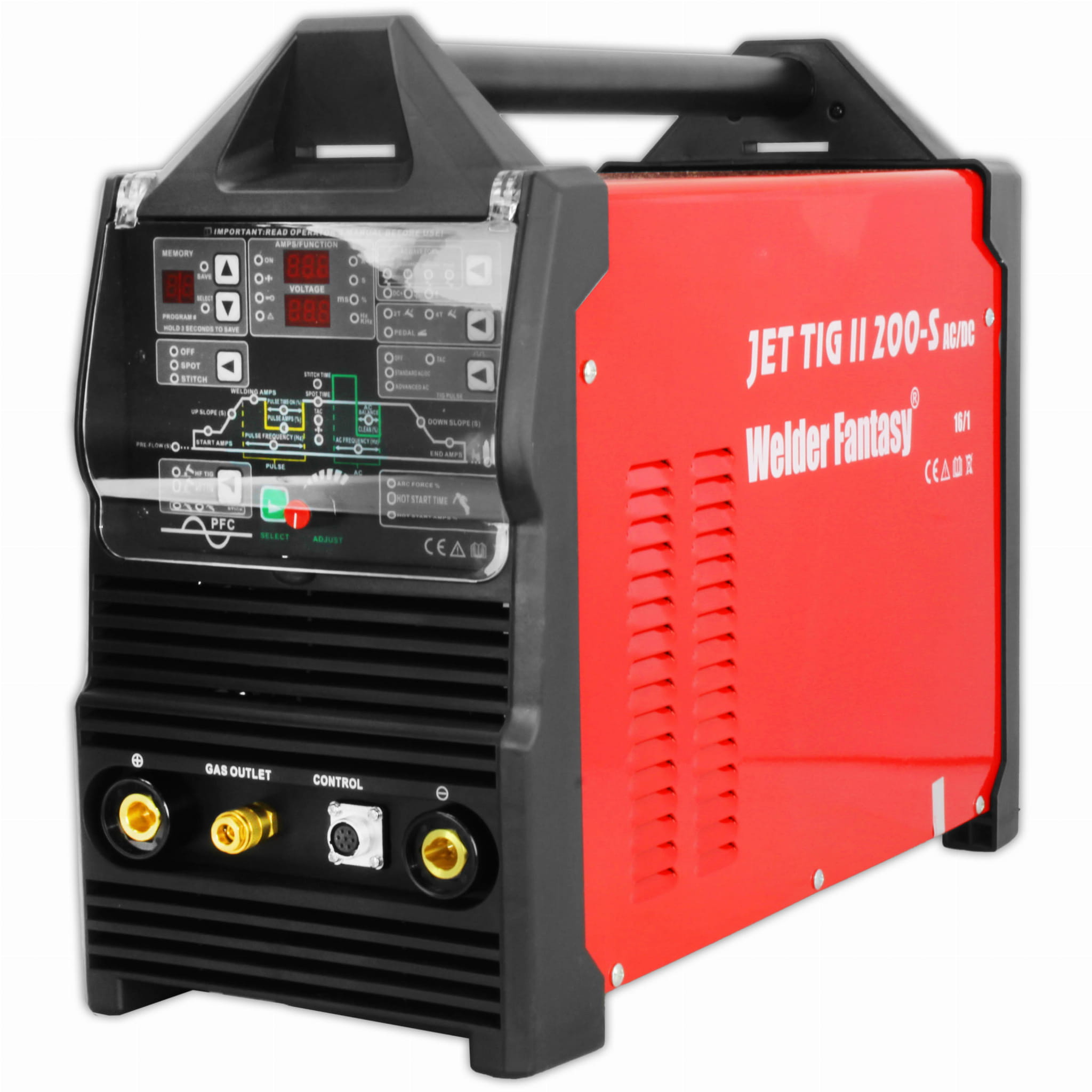 Welder Fantasy JET TIG II AC/DC 200-S SPOT IGBT - Image 2
