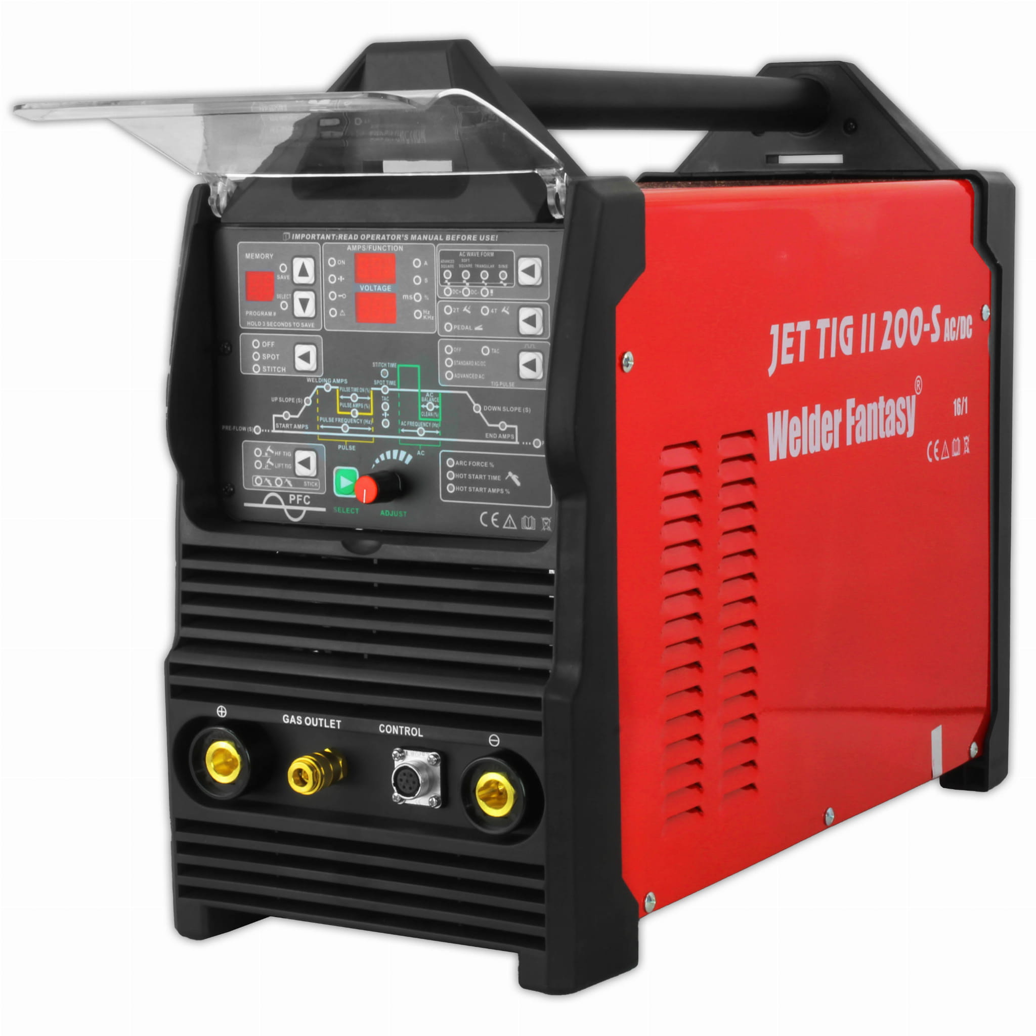 Welder Fantasy JET TIG II AC/DC 200-S SPOT IGBT - Image 3