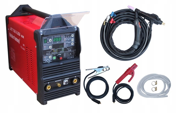 WELDER JET TIG II AC/DC 250 IGBT+Aquecedor+Carrinho de Solda - Image 7