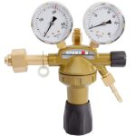 Redutor SPARTUS Nitrogênio 1/4" RH pressão de saída 50 Bar