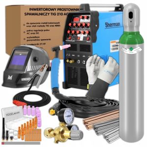 Sherman TIG 210 AC/DC pulso - conjunto n°2