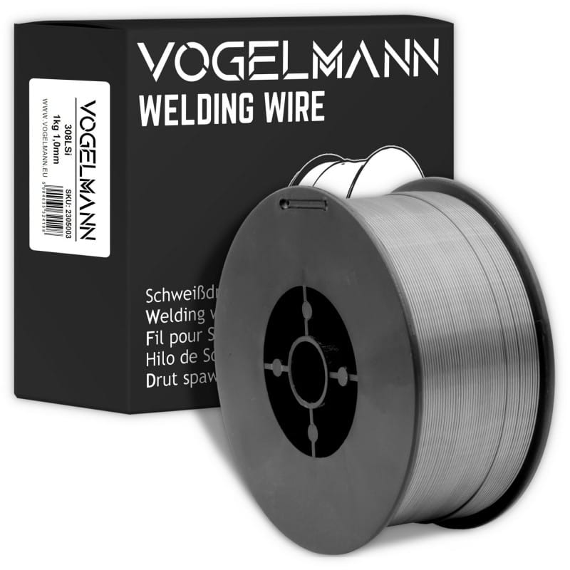 Fio de solda de aço inoxidável Vogelmann 308LSi 1.0mm 1kg