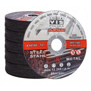 Discos 50x para corte de metal 125x1x22,2 InterVis
