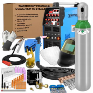 Sherman TIG 210 AC/DC pulso – conjunto n°5