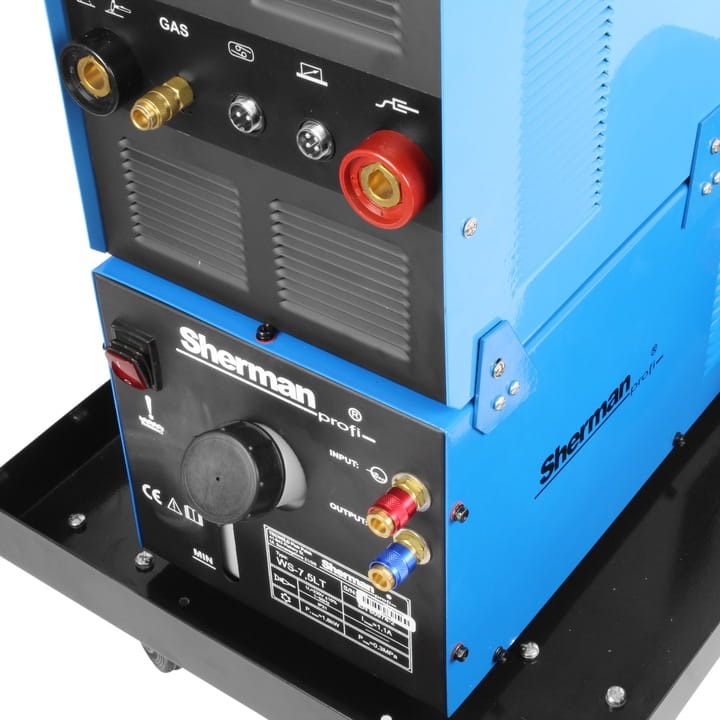 Sherman TIG 320 AC/DC Pulsado + refrigerador de água WS-7.5LT + carrinho - Image 7