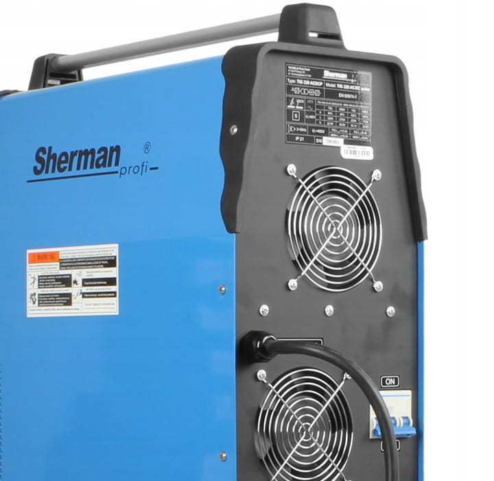 Sherman TIG 320 AC/DC Pulsado + refrigerador de água WS-7.5LT + carrinho - Image 9